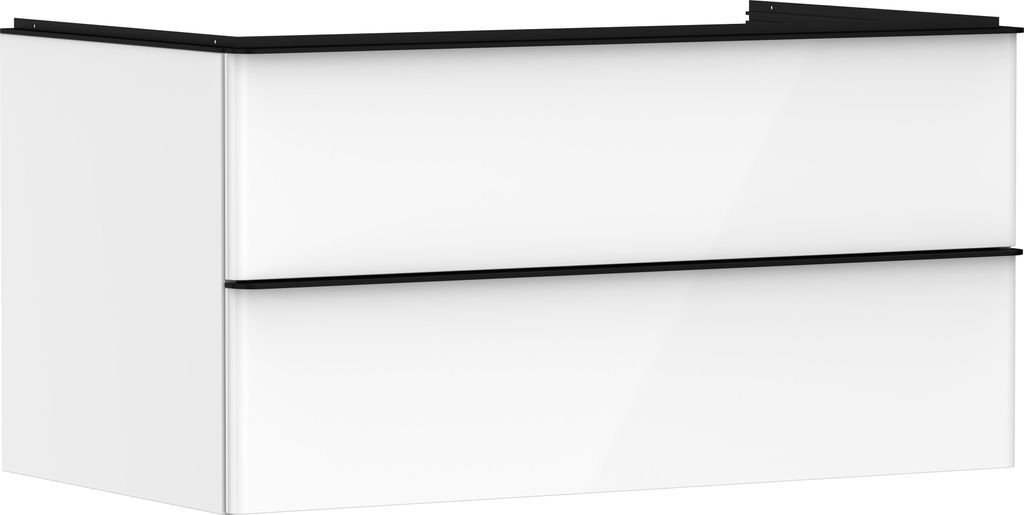 hansgrohe Xelu Q Waschtischunterschrank, 980x550, 2 Schubkästen, für Konsolen mit Aufsatzwaschtisch, 54078670