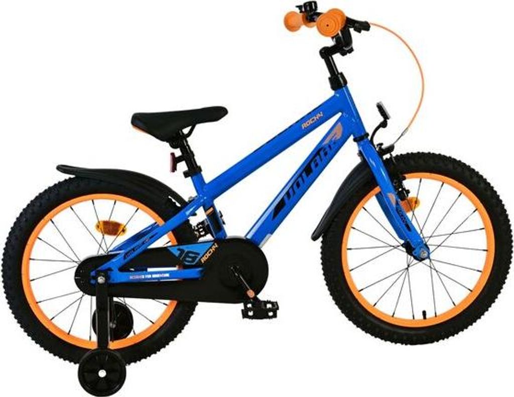 Volare Rocky Kinderfahrrad - Jungen - 18 Zoll - Blau Produktbild 