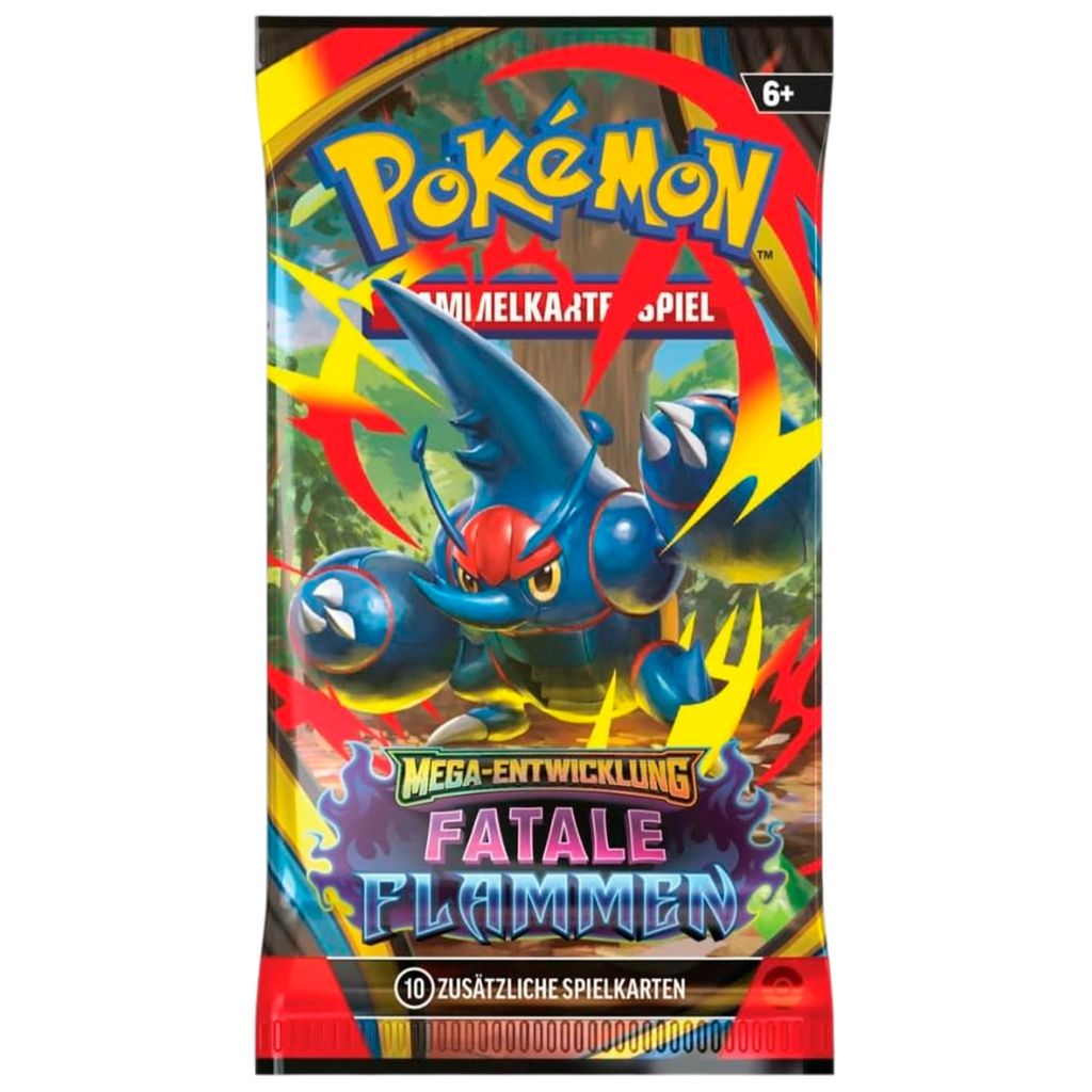 Pokémon|Amigo POK ME02 Fatale Flammen Booster Produktbild 
