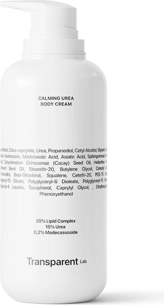 Transparent Lab - Calming Urea Body Cream, 400 ml