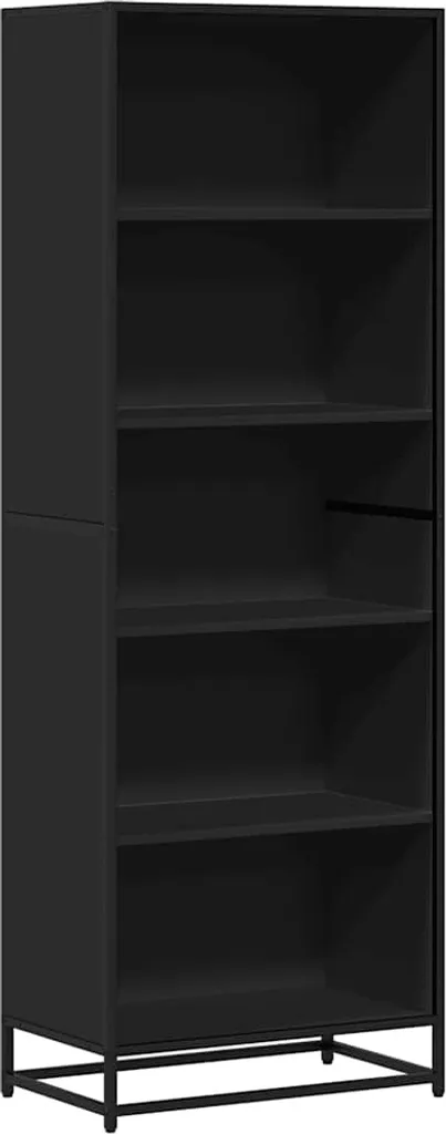 SYFAX™ Libreria Nera Design Moderno 170,5 cm | Arreda con Classe ogni Angolo