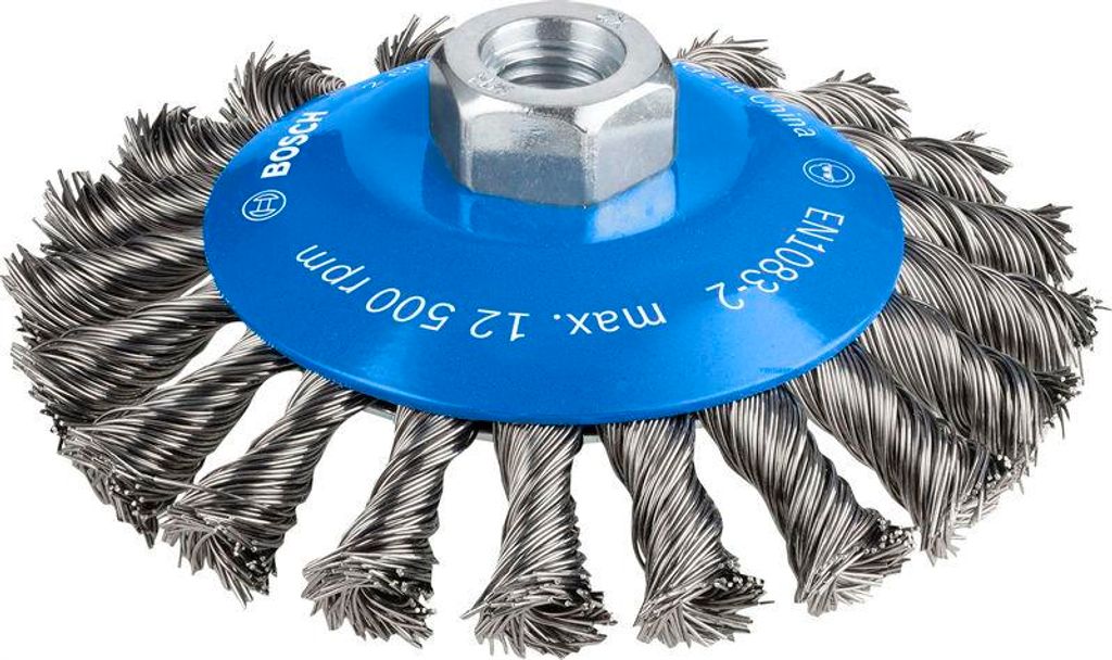 PRO Metal heavy Kegelbürste, 115 x 0,5 mm, Gewinde