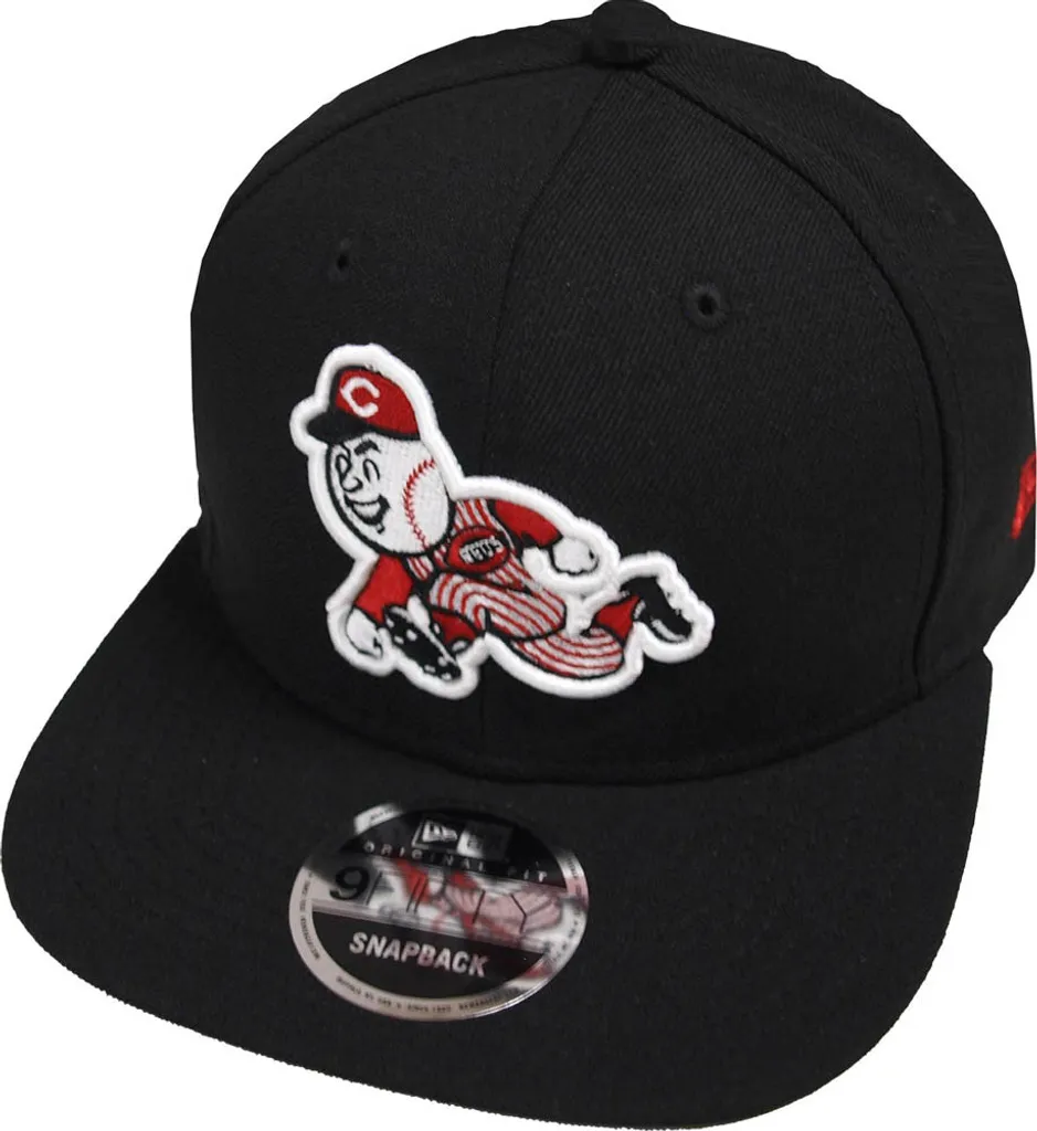New Era Cincinnati Reds Cooperstown Classics Snapback Cap Nero 9fifty 950 Edizione Speciale Limitata