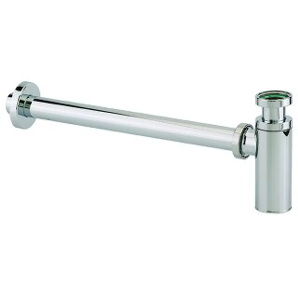 Sifone Lavabo Tubo Lungo 380mm Cromo - Risolve Scarichi Distanti dal Muro