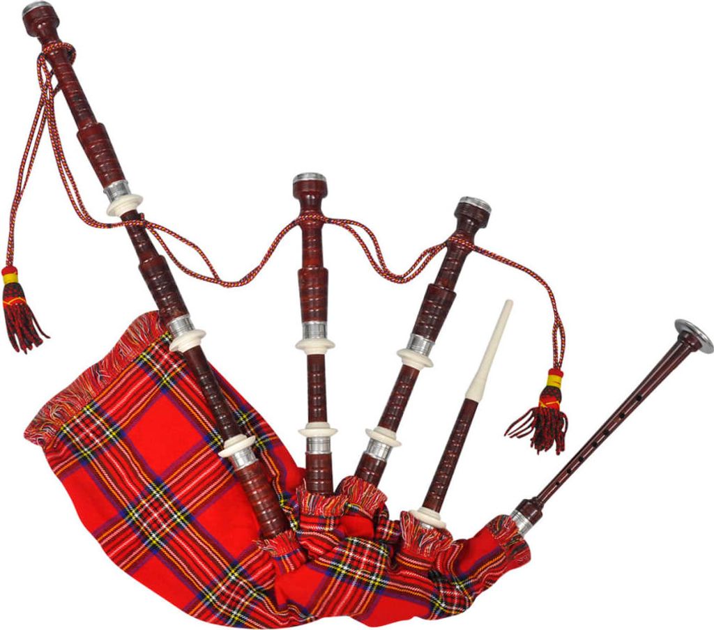 Cornemuse écossaise Great Highland Rouge Royal Stewart Image du produit 