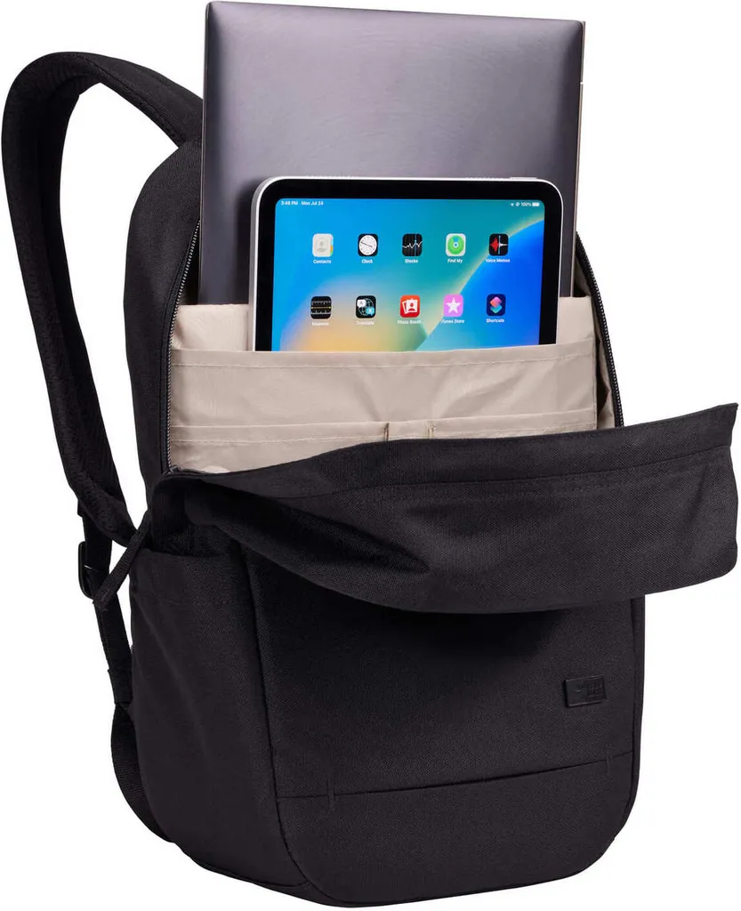 Invigo Eco Backpack 14" Noir - Sac à Dos Ordinateur Durable et Élégant