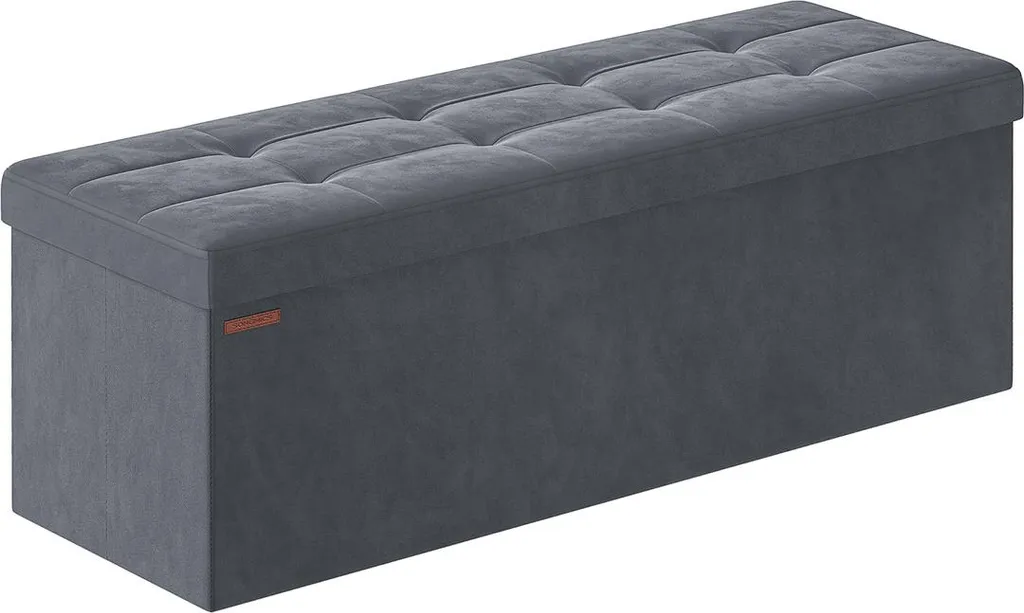 Organisateur de couloir gris ardoise lot de 2 bacs de stockage déco