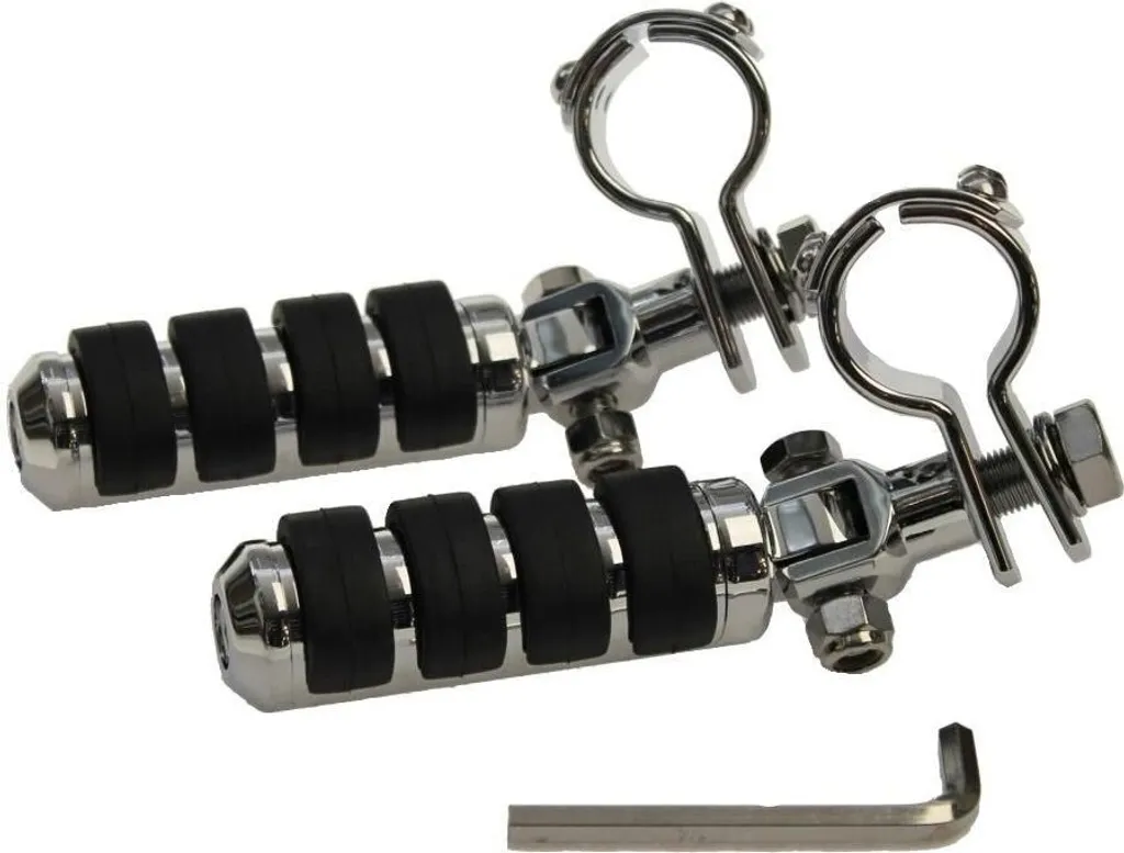 Repose-pieds Passager CMX Custom Cafe Racer pour Harley Davidson Noir