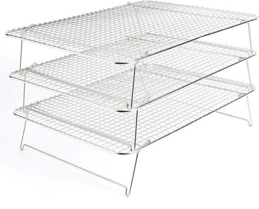 Grille de refroidissement gain de place pour biscuits et gâteaux inox