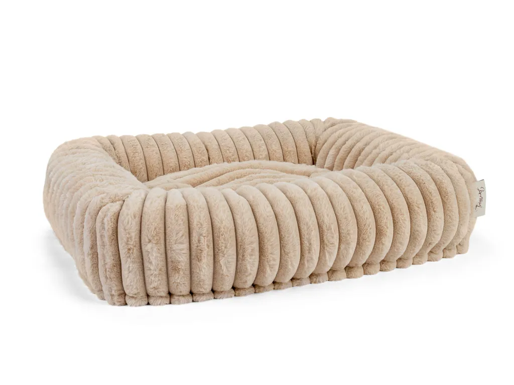 TrendPet Cubo di biscotti Hundebett braun/ caramell (75x60x18cm)