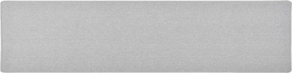 Teppichläufer Hellgrau 50x200 cm