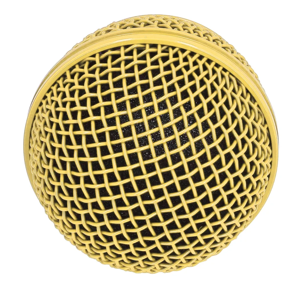 Griglia di ricambio del microfono, sostituzione della testa del microfono, testa a sfera di ricambio del microfono a griglia, testa a griglia del microfono a maglia, griglia a sfera di ricambio del microfono, griglia a maglia di ricambio per i microfoni SM58S - 4
