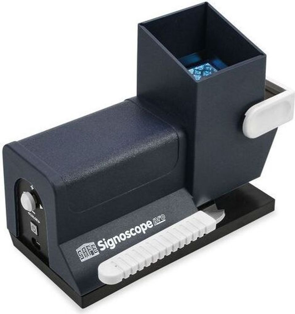 SAFE SAFE 9901 Signoscope PRO Optisch-elektronischer Wasserzeichenfinder und Prüfgerät