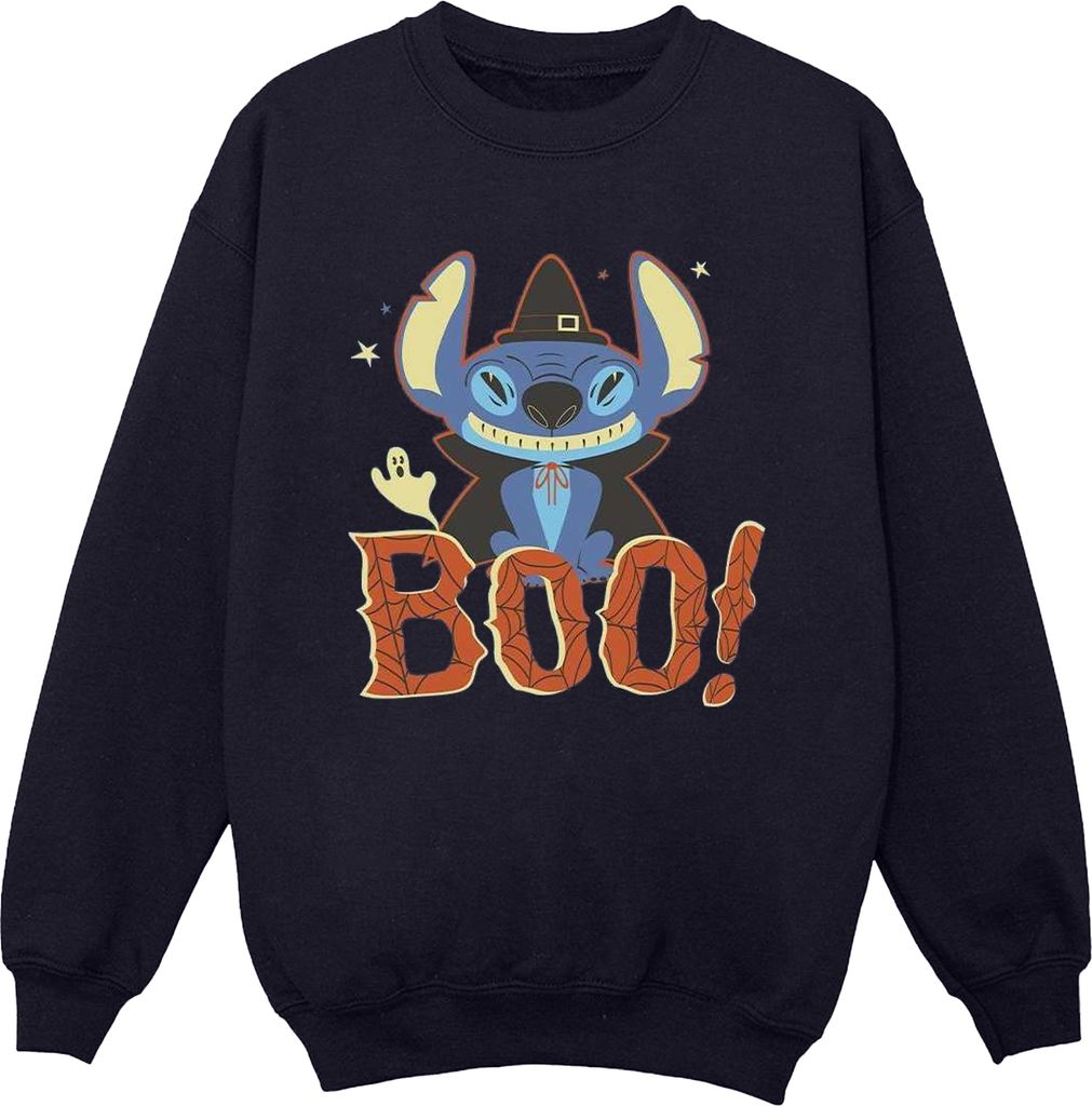 Disney - "Boo!" Sweatshirt für Herren BI31382 (S) (Marineblau)