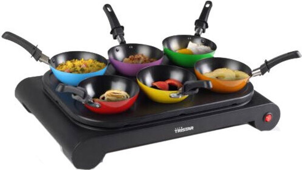 Tristar Wok Set 1000 W Schwarz Produktbild