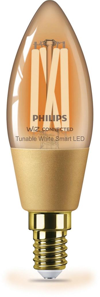 Philips Filament-Lampe Kerze Bernstein 4,9 W (entspr. 25 W) Produktbild 