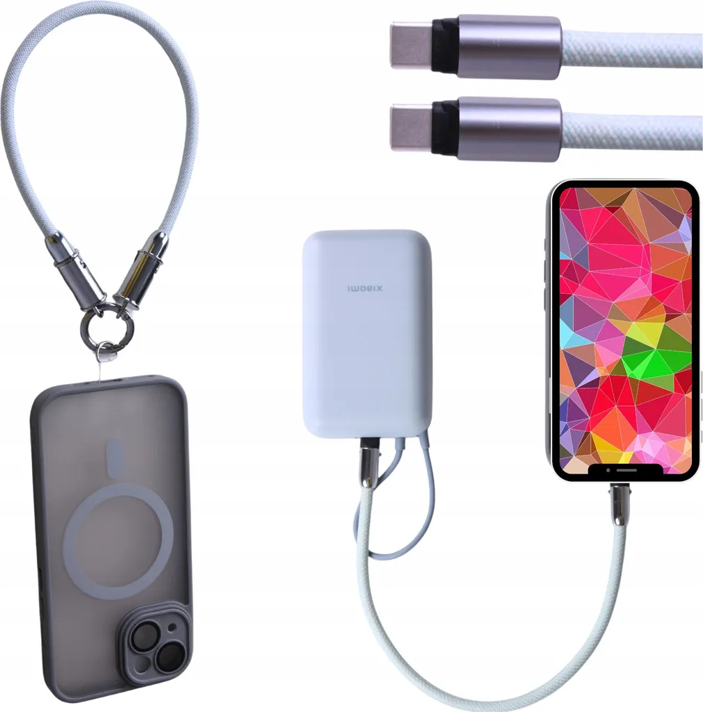 Câble USB C pour Batterie Externe et Voiture Charge Rapide pour Samsung