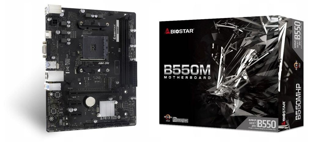 Scheda madre Biostar B550MHP AMD B550 Socket AM4 micro ATX Immagine del prodotto 