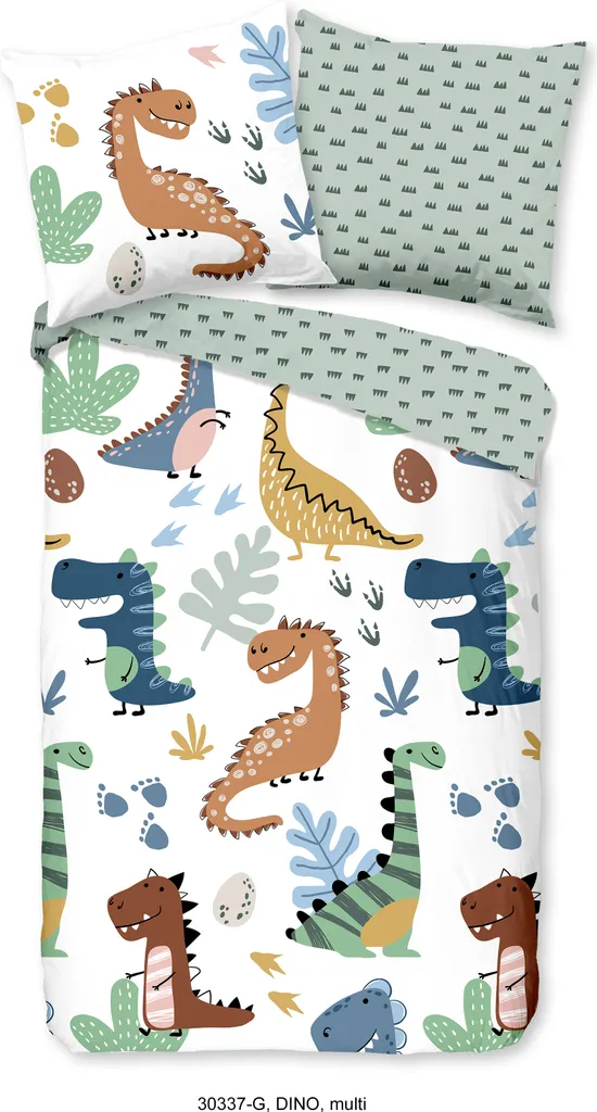 Set di biancheria da letto Good Morning Dino Colour Multi Size 135x200+80x80