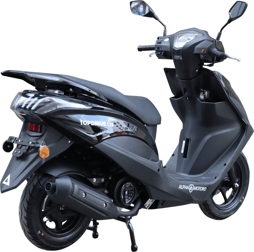 Motorroller Topdrive 125 ccm 85 km/h EURO 5+ schwarz Produktbild 4