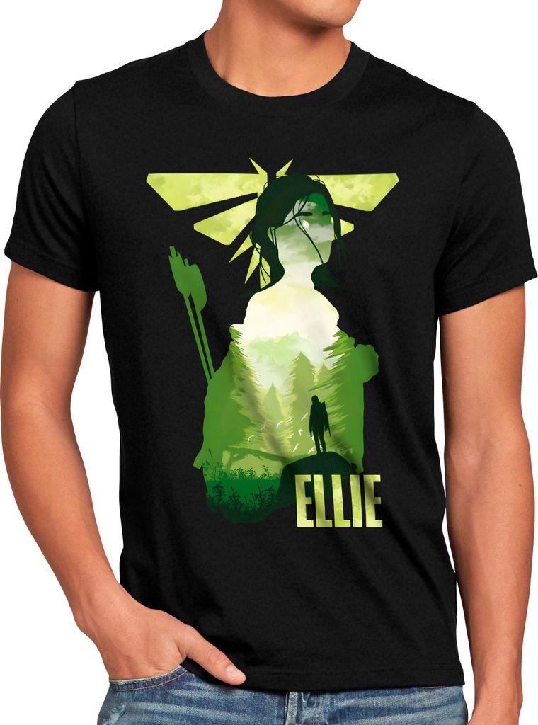 BaumwolleCloud Cure for Ellie Herren T-Shirt us last joel left behind armed wing