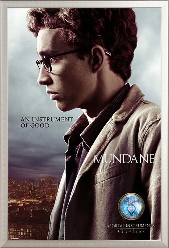 Poster City of Bones Simon décor mural cadre alu Shinsuke pour chambre fan