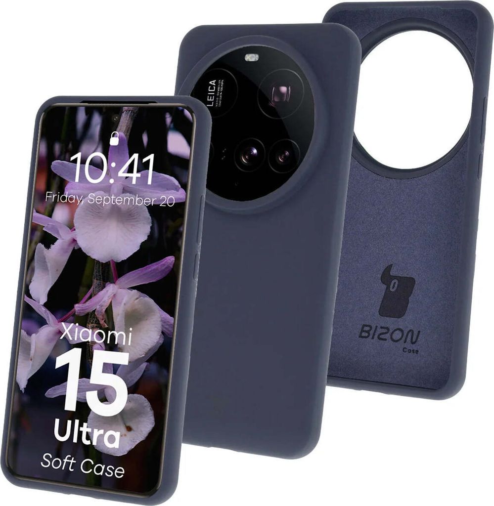 Bizon Soft Case Xiaomi 15 Ultra dunkelblau
