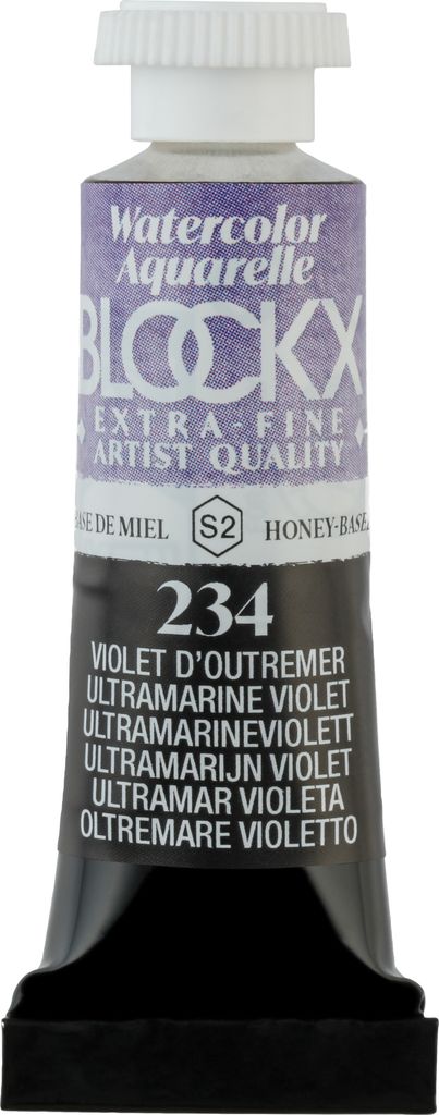 Blockx 3x Aquarellfarbe, Ultramarinviolett Tube 5ml Ultramarinviolett 43234BXC