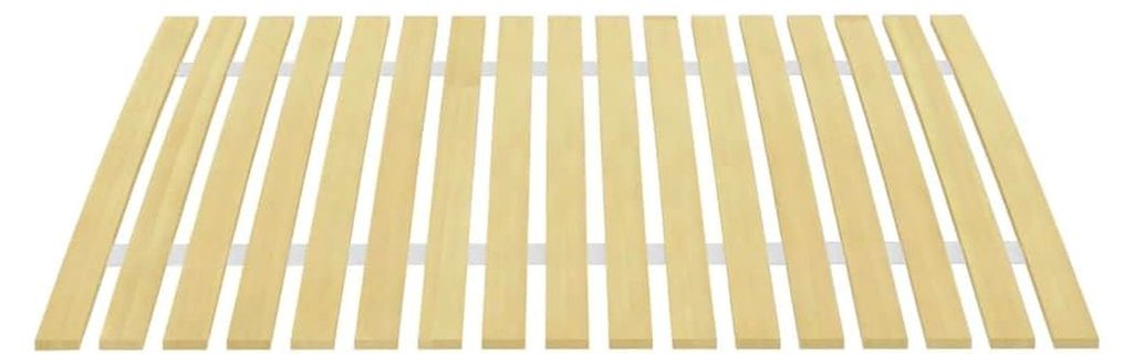 Klappbarer Lattenrost aus Pappelholz 200 x 90 cm mit 17 Roll-Latten und 12 mm Stärke für Einzelbett, Tagesbett, Jugendbett und Gästebett ohne Ma...