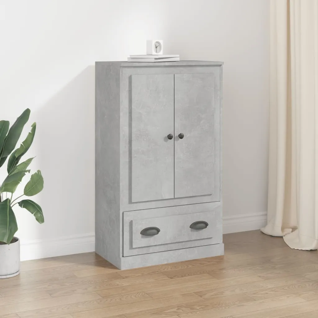 Credenza in Legno Multistrato Grigio Cemento - Mobile Alta Tenuta
