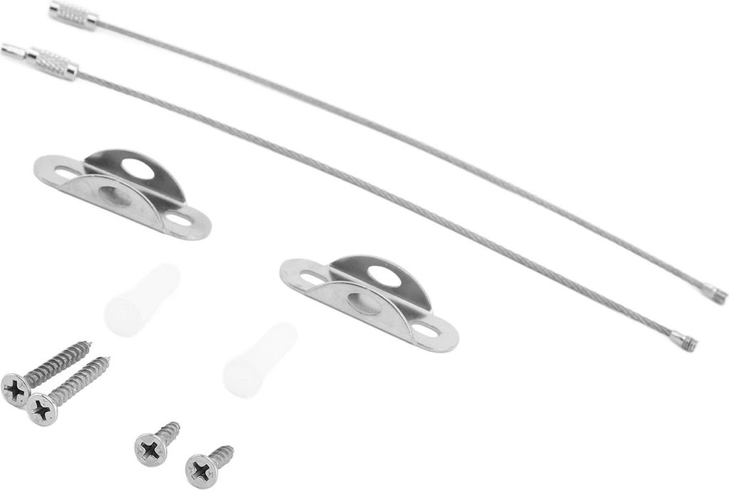 M?belanker aus Edelstahl verstellbar verst?rkte Sicherheit Anti -Tipp -Wand -Anker -Befestigungselemente fr Garderobe Kommode