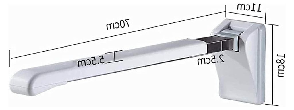 Zusammenklappbare Armlehne für das Badezimmer, Wandmontage, WC-Stütze, Haltegriffe für Menschen mit Behinderungen