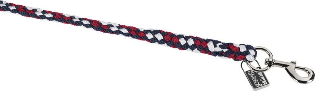 Eskadron Führstrick Karabinerhaken Strick mit Karabiner Anbindestrick red white navy