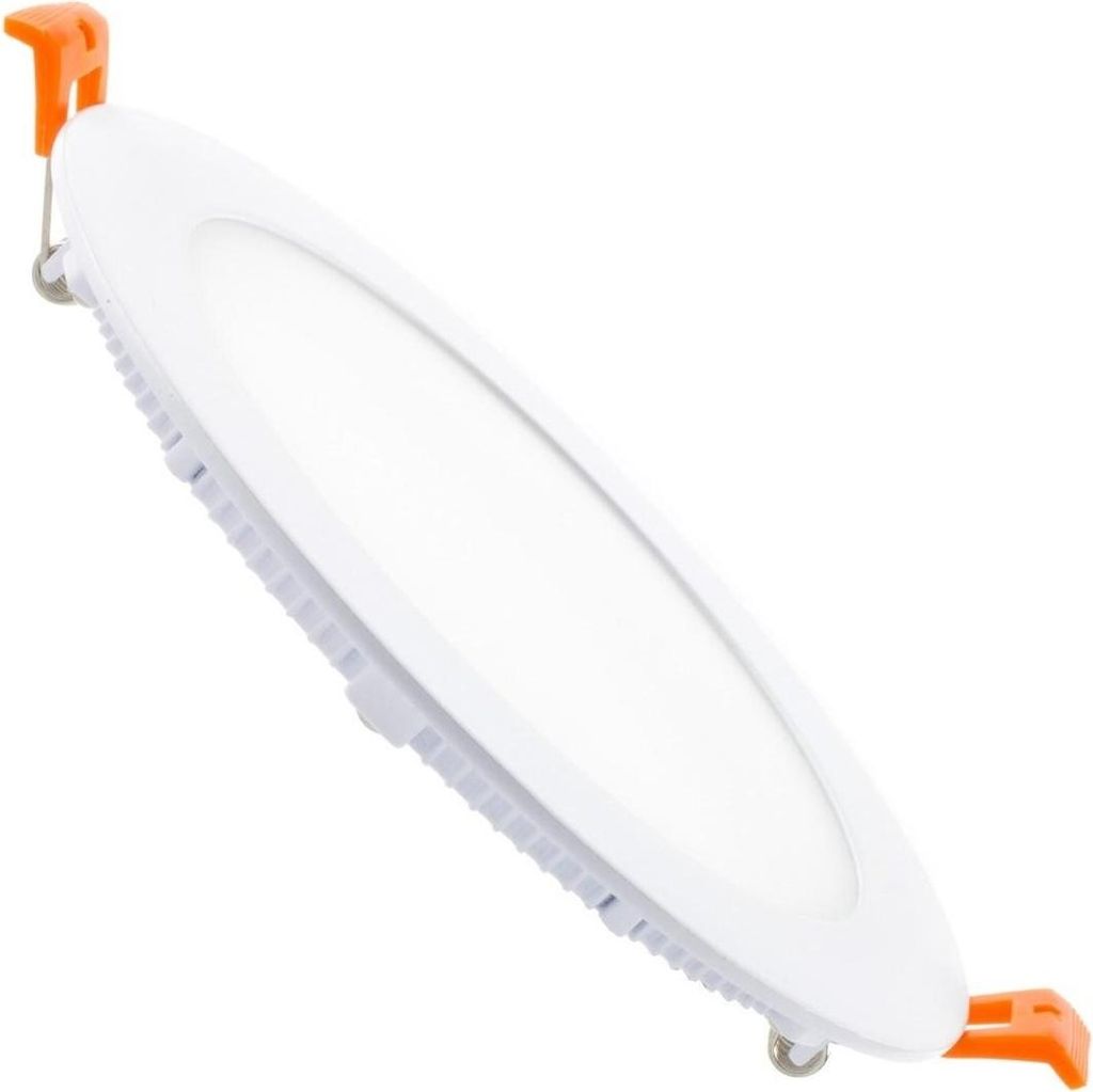 LED Einbaustrahler flach 6W Rund SuperSlim Schnitt Ø 105 mm 5000K Kaltweiß