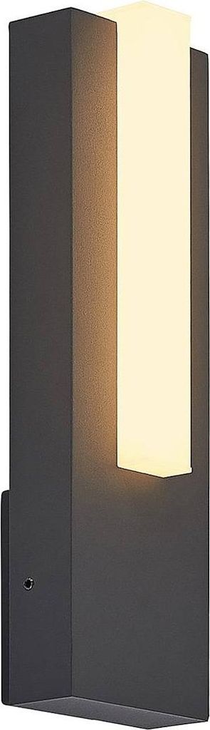 Lucande LED-Außenwandleuchte Virgalia, 31cm, anthrazit, IP65