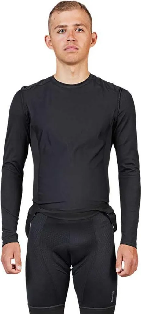 Maillot de corps thermique coupe-vent pour homme GripGrab Noir L