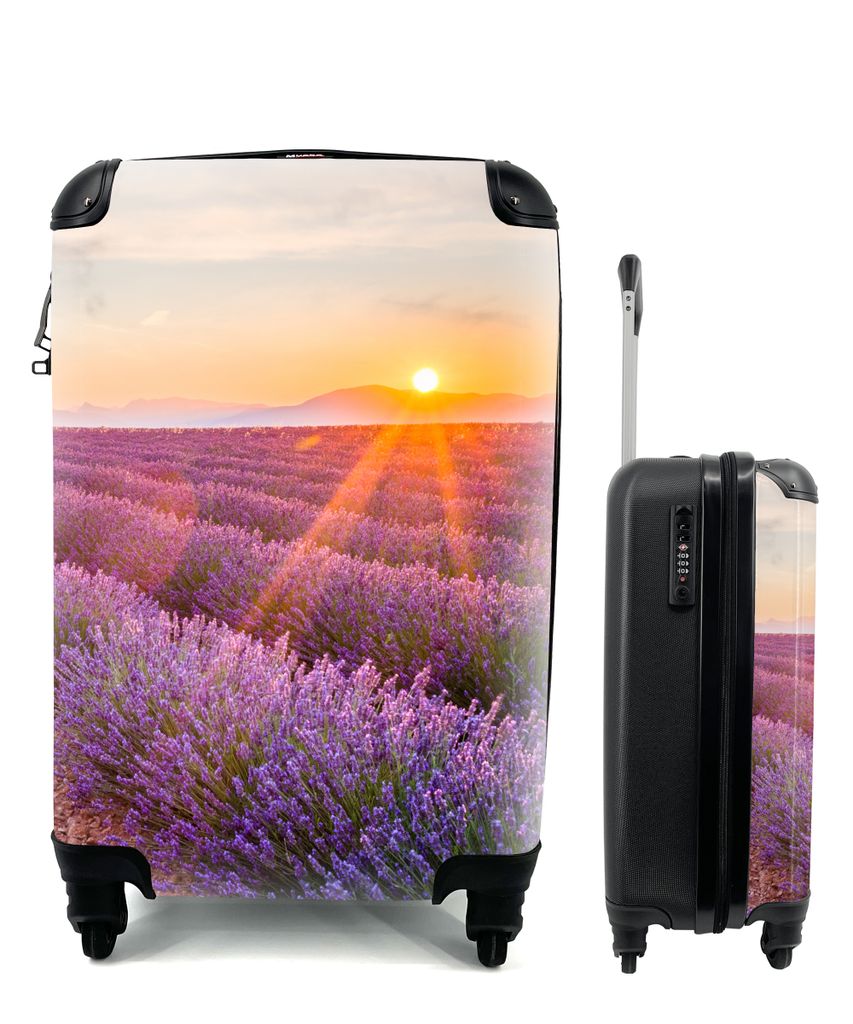 MuchoWow® Koffer Handgepäck Trolley Rollkoffer Kleine Produktbild 