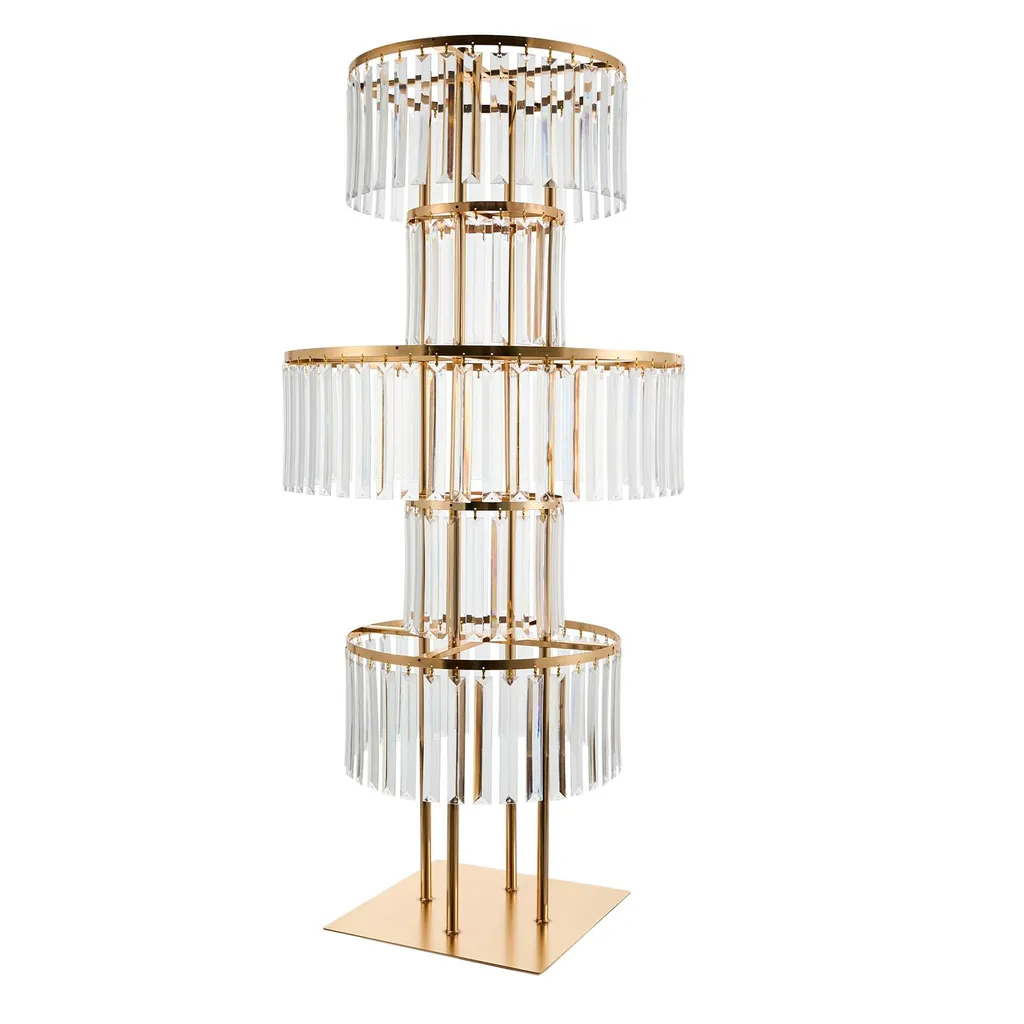 Support de fleurs mariage 110 cm pour une décoration de table unique