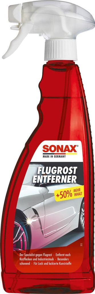 SONAX Flugrostentferner 05134000 27,7cm Flasche Pumpsprühflasche 750ml 0,944 0,94kg