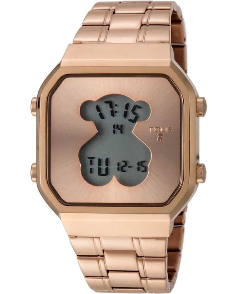 Montre femme TOUS 600350290 en acier IP rose gold - Design Fashion