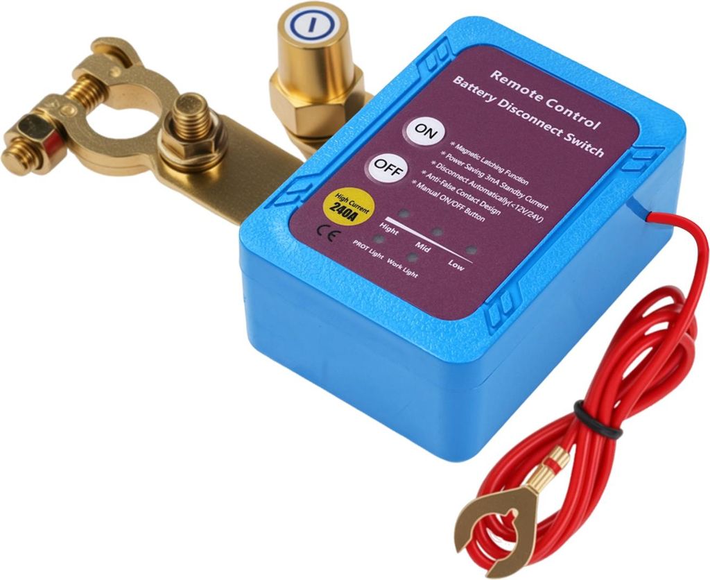Disjoncteur de batterie de voiture sans fil - 12 V 240 A