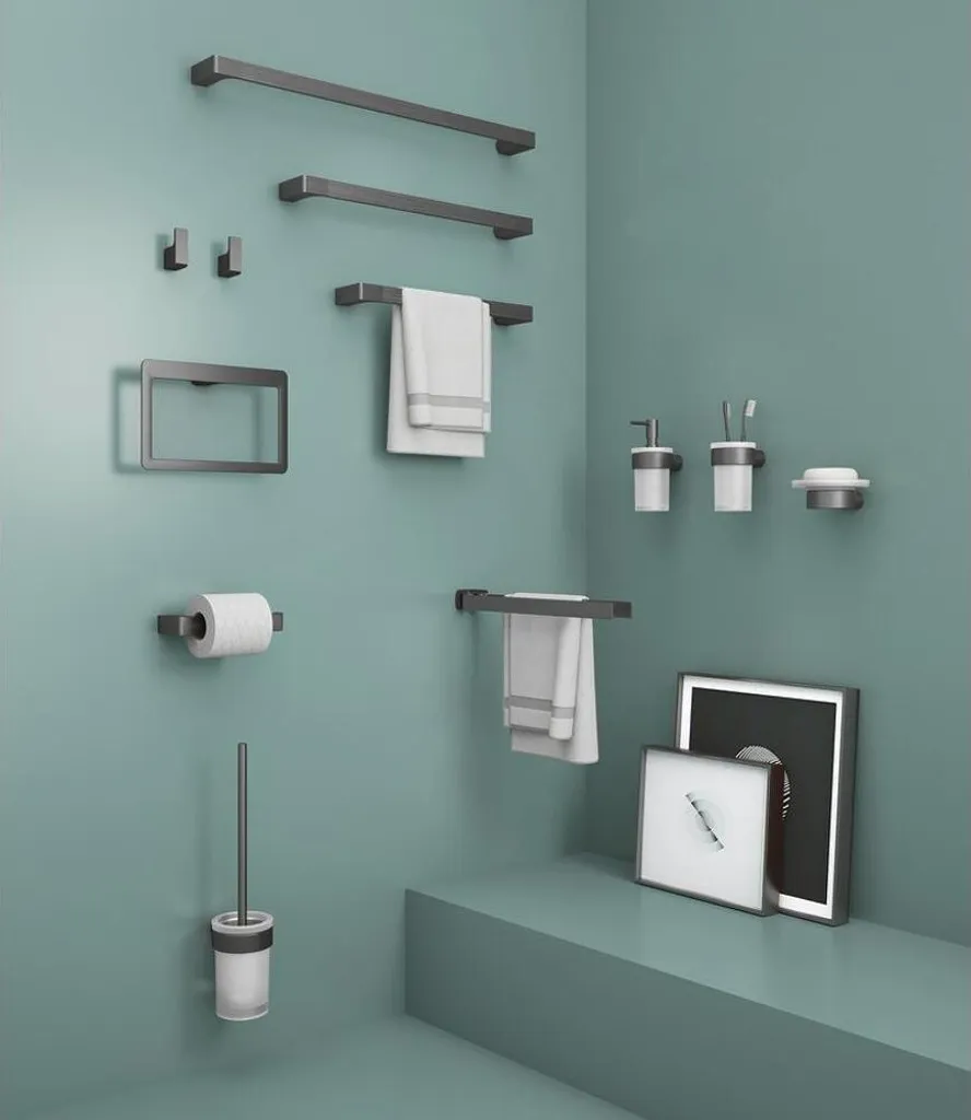Portarotolo PIRENEI Metallo Canna di Fucile - Accessorio Bagno Moderno