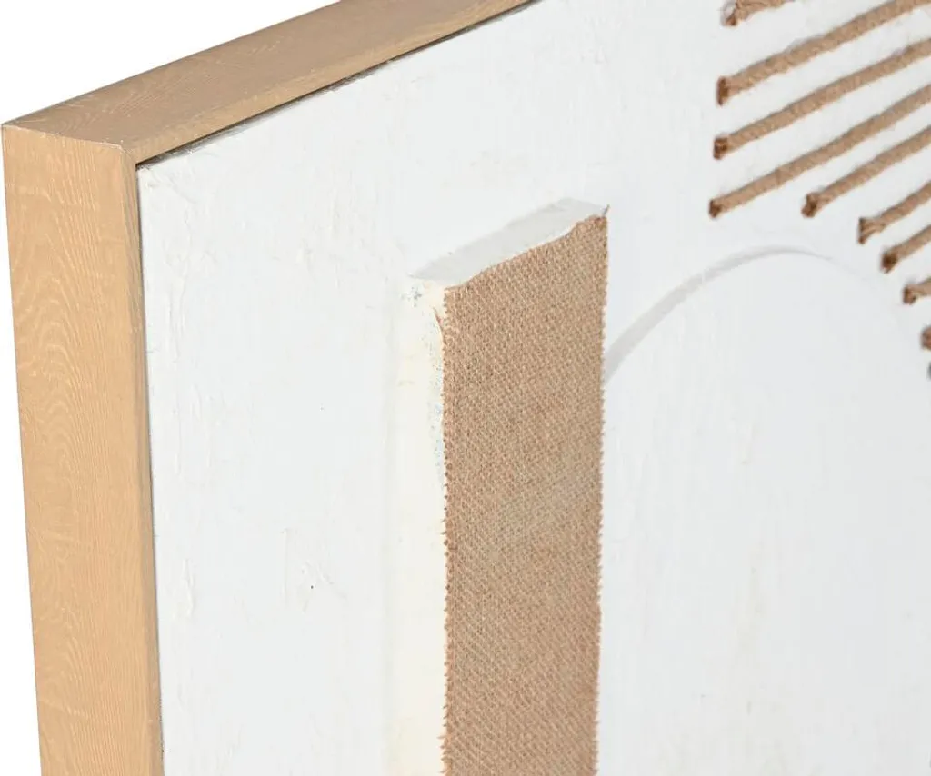 Duo de Toiles Murales Abstrait Blanc Moderne Esprit - Décoration Grand Format - 3