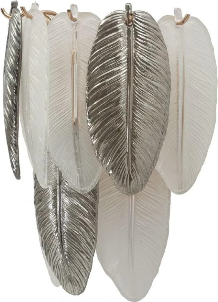 Applique Murale Leafy Argent : Transformez vos Murs Ternes avec Style - 3