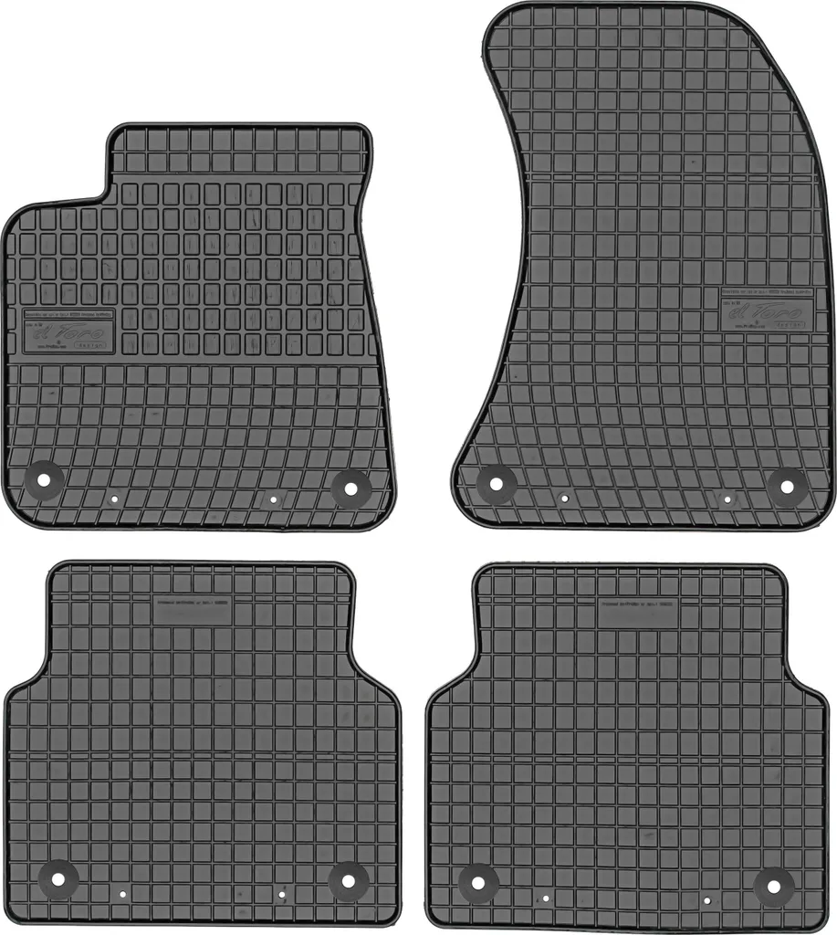 Tappetini FROGUM Audi A8 D4 2010-2017: Gomma Pro-Line su Misura 3D