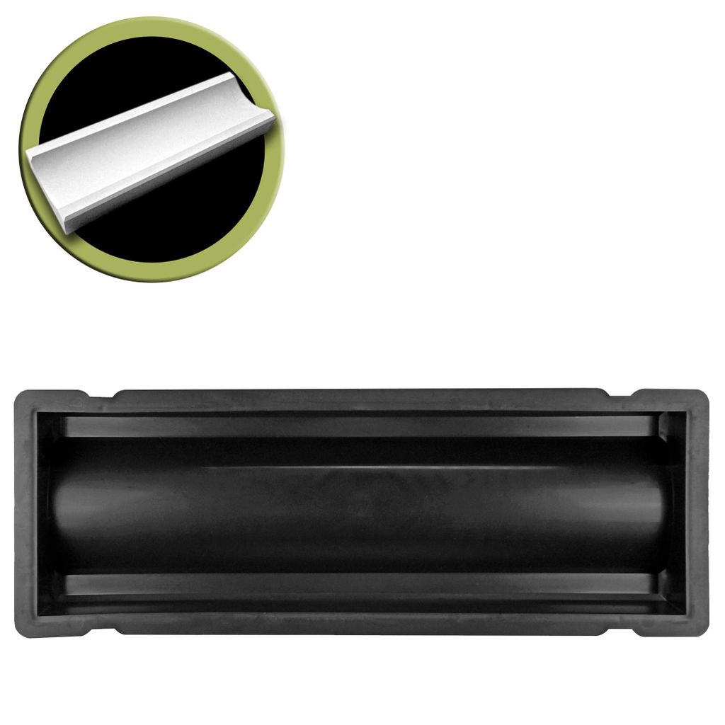 Beton Schalungsform für Muldensteine, Betonform Entwässerungsrinne - Regenrinne