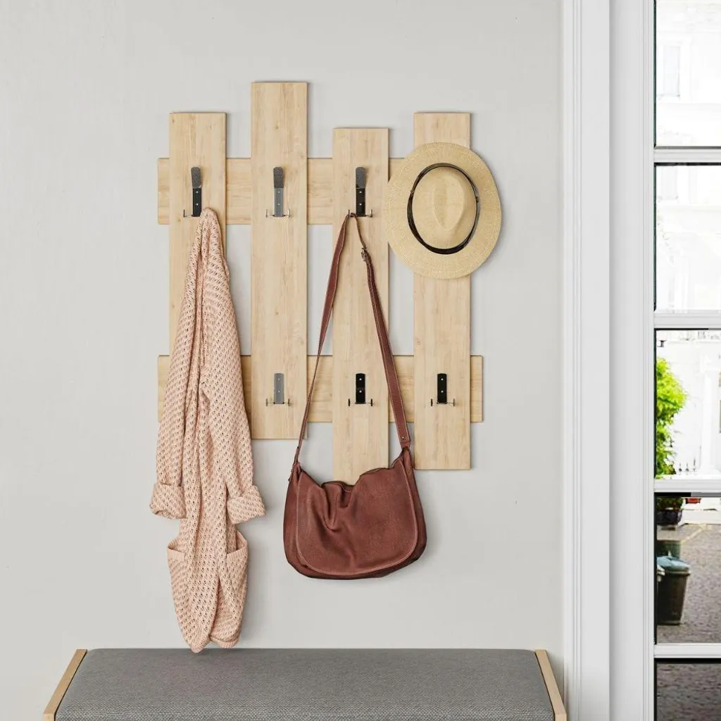Appendiabiti Wave Rovere 8 Ganci: Il Trend Arredo per l'Ingresso