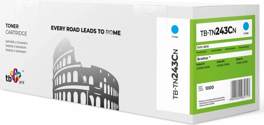 Toner TB TN243C per Brother: Test di Precisione e Resa Colore Ciano
