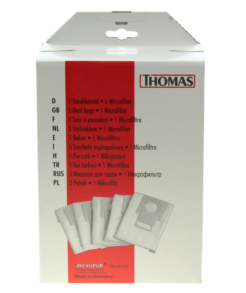 Thomas 787412, Filtr, Cylinder próżniowy, Biały, Thomas Zdjęcie produktu 