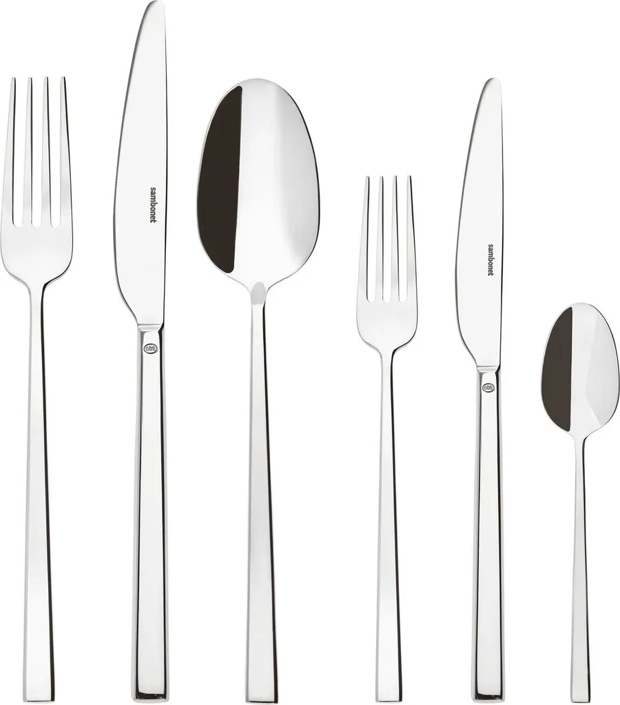 Set Posate Sambonet Rock 36 Pezzi Inox | Design Moderno per Tavola Chic